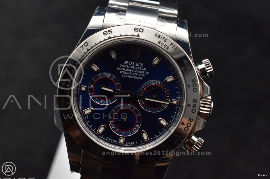 and UrbanChic Dial 751 904L Best Bracelet 1:1 BTF 116509 Daytona Edition Case Blue SA SS 0715